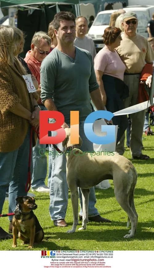 Simon Cowell and partner at RSPCA dog show
