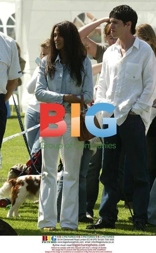Simon Cowell and Partner at RSPCA Dog Show