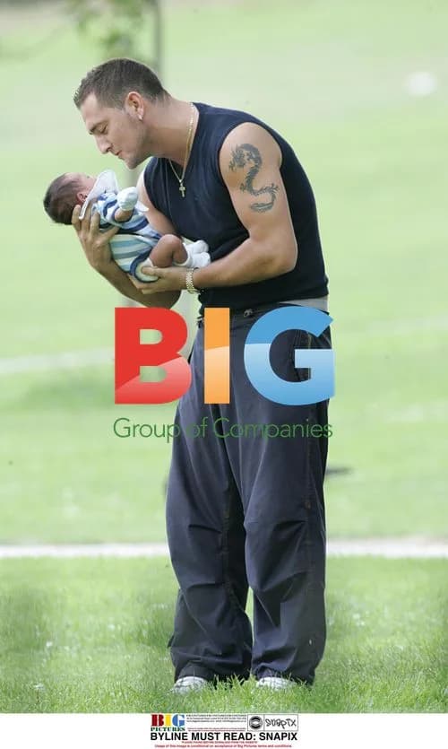 Will Mellor and Girlfriend Out with Baby in Park