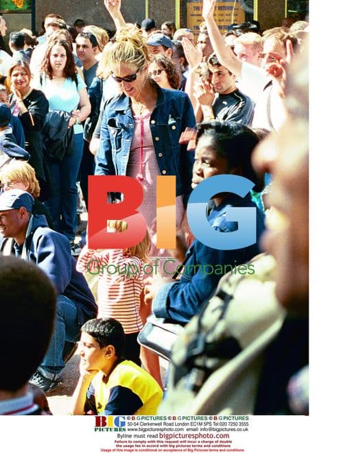 Elle Macpherson and Baby Flynn in London