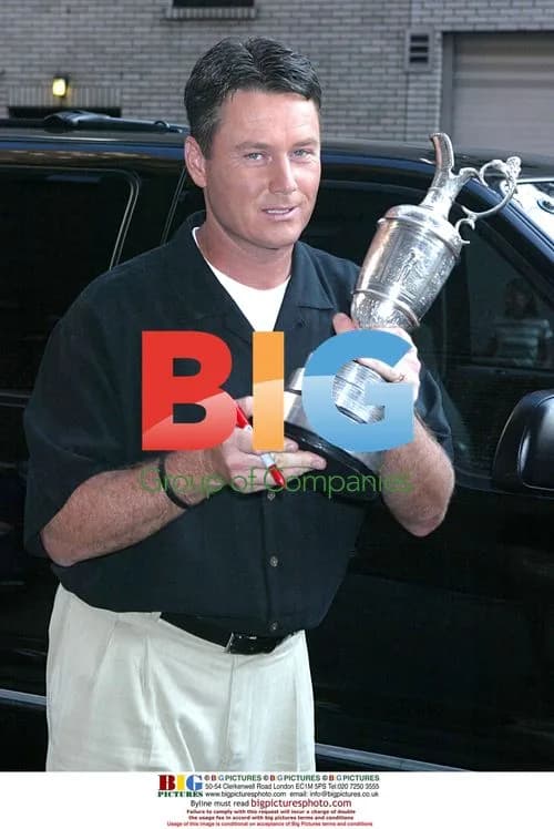 Todd Hamilton with British Open Trophy