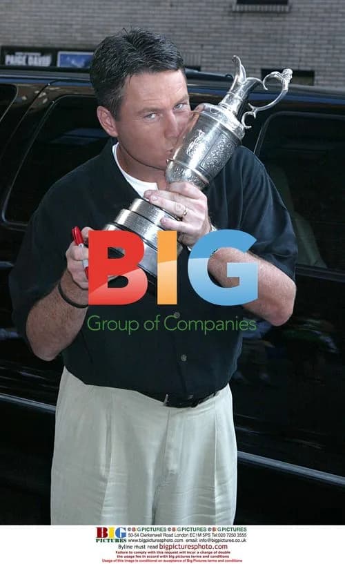 British Open winner holds Claret jug on 'Letterman'