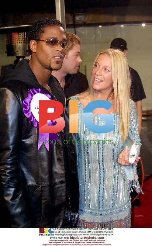 Patrick Kluivert and Angela van Hulten at MTV EMA