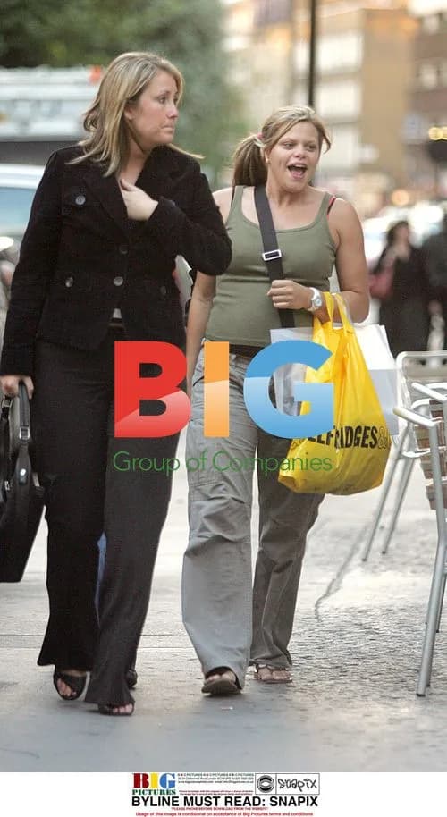 Pregnant Reality TV Star Jade Goody Shops in London