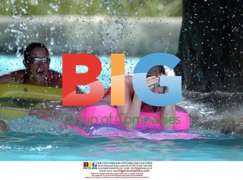 Brooke Kinsella & Friend Enjoy Caribbean Pool