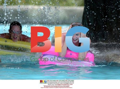 Brooke Kinsella and Friend Poolside in Caribbean