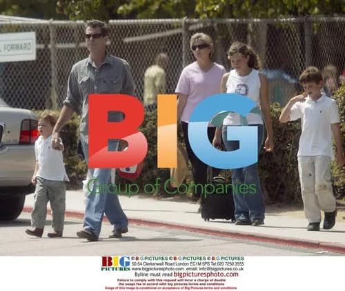 Pierce Brosnan Spends Time with Family in Malibu