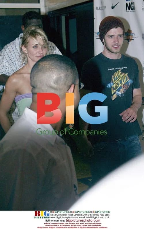 Cameron Diaz and Justin Timberlake at N SYNC Charity Party