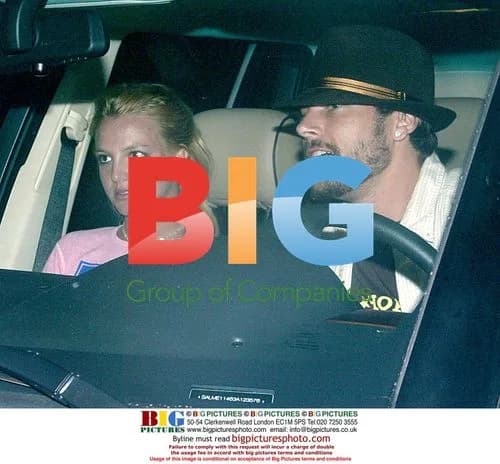 Britney Spears & Kevin Federline Arrive at Cinema