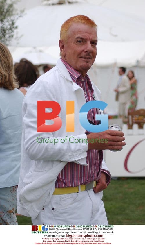 Nicky Haslam at Cartier Polo Event