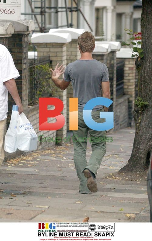 Jude Law in defiant mood in North London