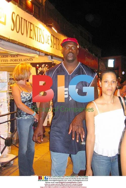 Shaquille O'Neal and wife Shaunie in St Tropez