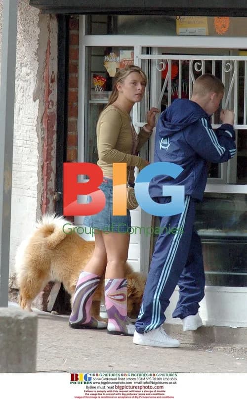 Coleen McLoughlin Walking Dog
