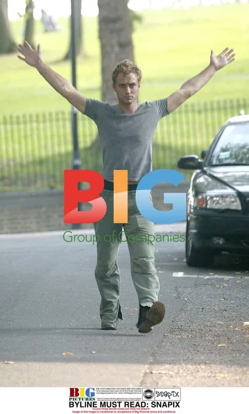 Jude Law's Defiant Mood in North London