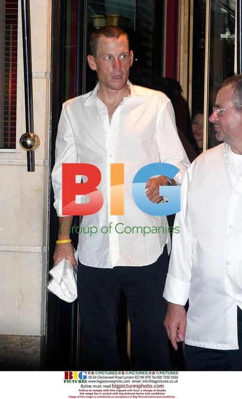 Lance Armstrong and Sheryl Crow at Crillon Hotel