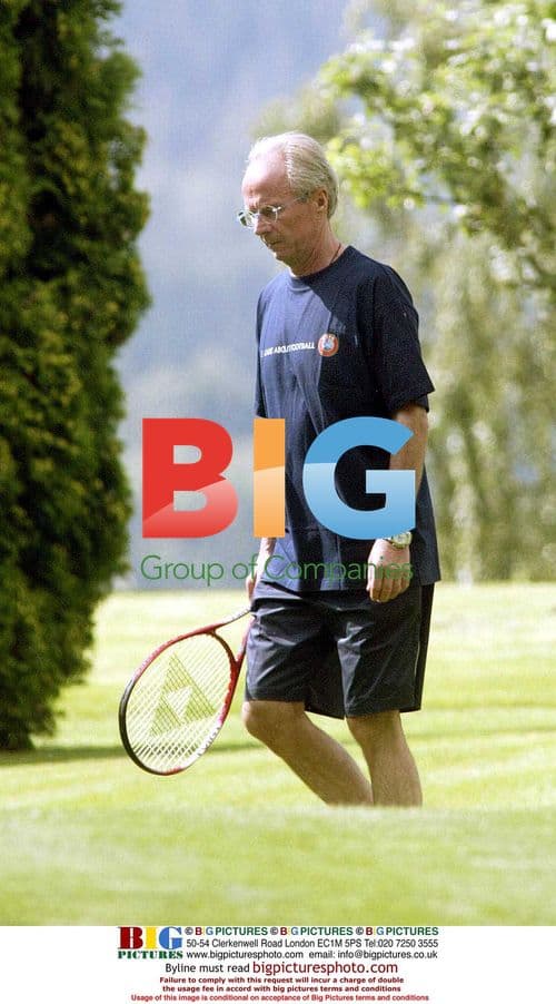 Sven Eriksson Playing Tennis in Sweden