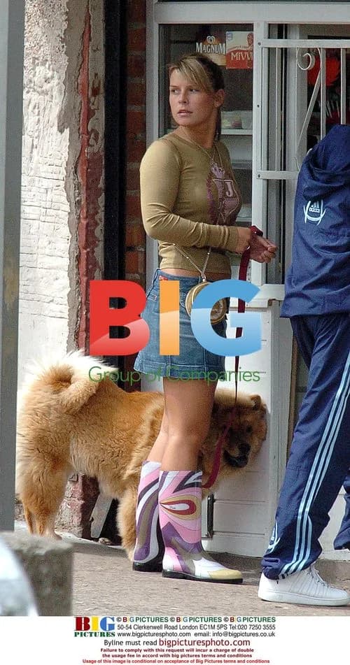 Coleen McLoughlin Walks Dog After Ring Incident