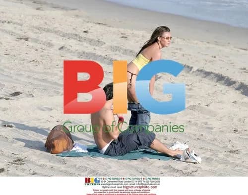 Liberity X Singer Michelle Heaton on Malibu Beach with Boyfriend