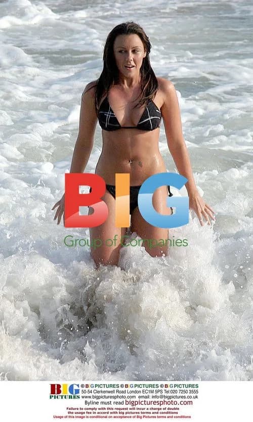 Michelle Heaton and Andy Scott-Lee at Malibu Beach