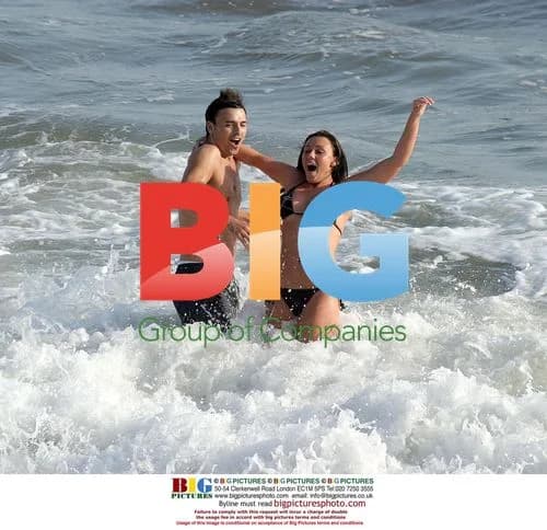 Michelle Heaton and Andy Scott-Lee at Malibu Beach