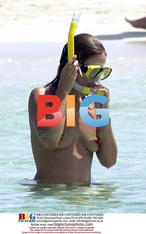 Jade Jagger on Holiday in Balearics