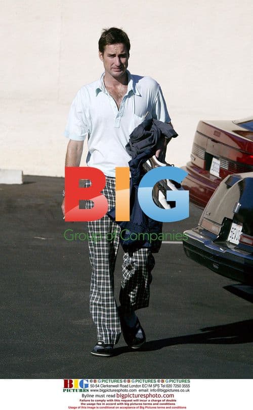 Luke Wilson Golfing in Santa Monica