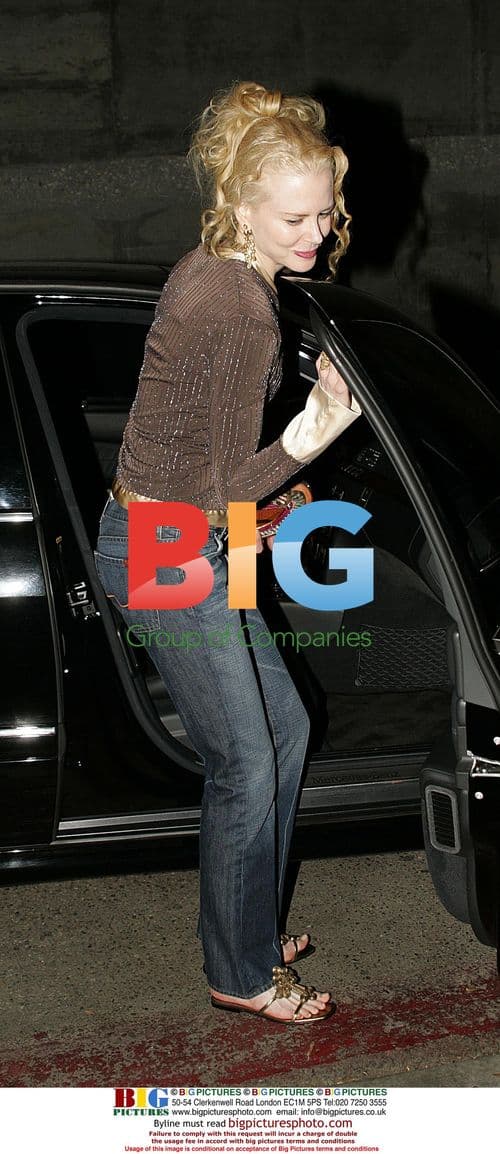 Nicole Kidman Leaves Spago's in Beverly Hills