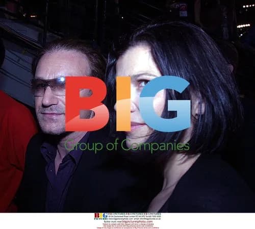 Bono & wife at 2004 Democratic National Convention