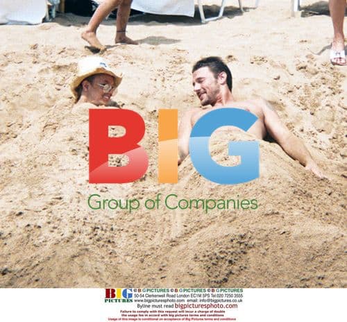 Britney Spears and Kevin Federline Play on Beach