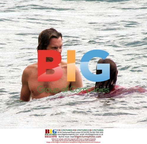 Kevin Bacon with Family in Maui