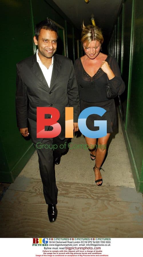 Tina Hobley and Rav Singh at Wellington Club