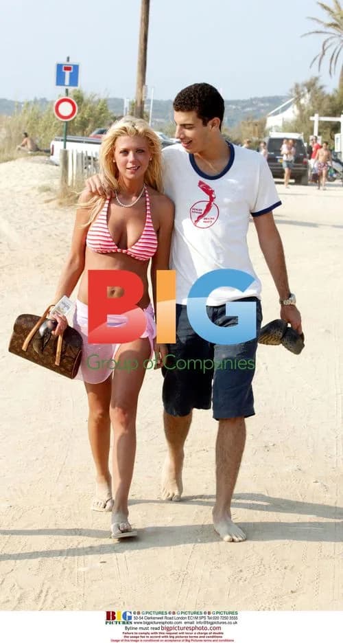 Tara Reid at the Beach in St Tropez