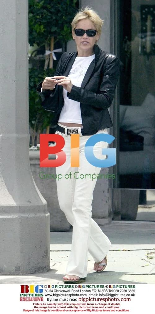 Sharon Stone Grabs Lunch in Beverly Hills