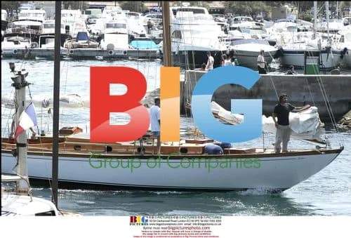 Olivier Martinez on Yacht in St Tropez