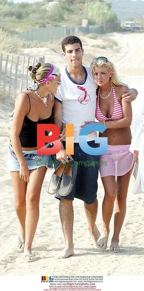 Tara Reid at Nikki Beach, St Tropez