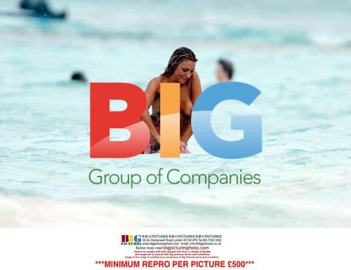 Topless Beach Fun with Jodie Marsh