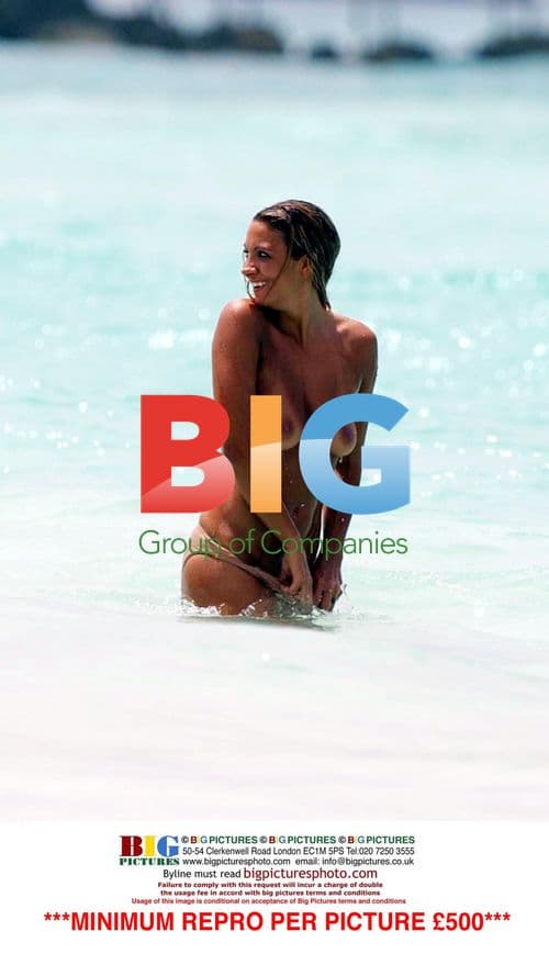 Jodie Marsh Topless Beach Fun