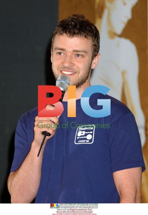 Justin Timberlake at Big Mac Meal Tracks Promo