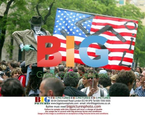 Anti Bush protest in Rome