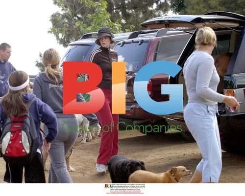Charlize Theron Walking Dogs with Mom