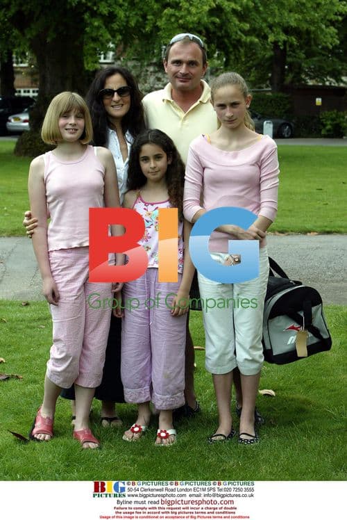 Charles Ingram Family at Celebrity Soccer Event