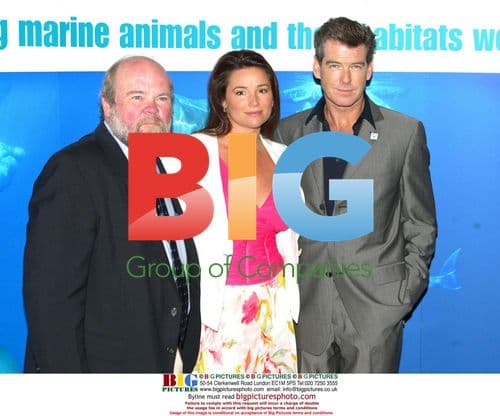 Pierce Brosnan and Keely Shaye Brosnan Launch Ship