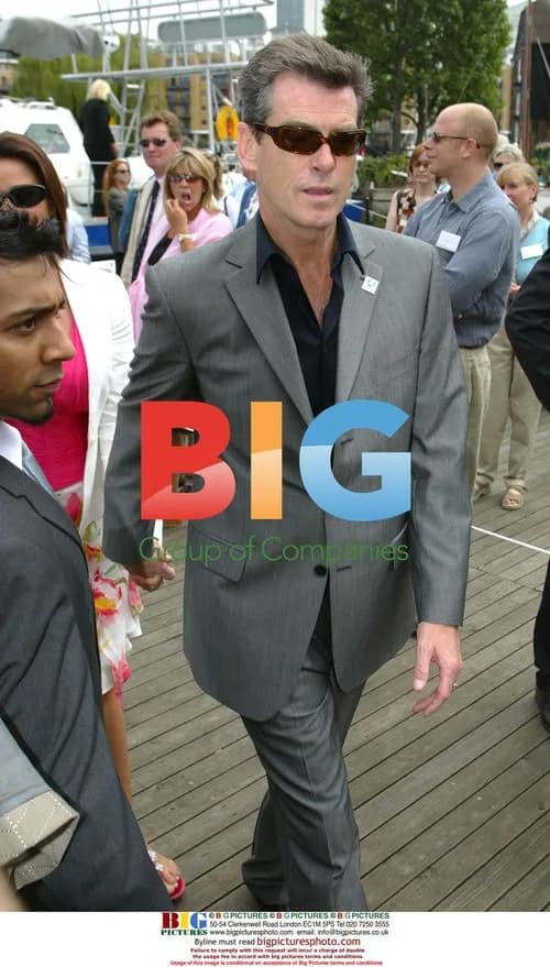Pierce Brosnan and Keely Shaye-Brosnan Launch Ship