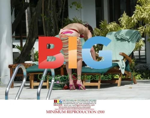 Sophie Anderton on Holiday in Mauritius