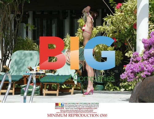 Sophie Anderton on Holiday in Mauritius