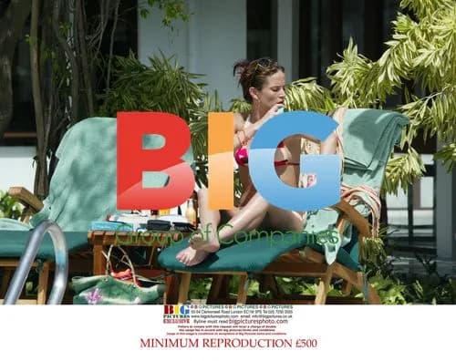 Model Sophie Anderton on Holiday in Mauritius