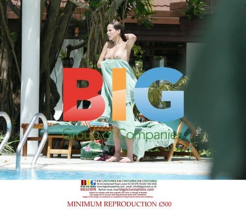 Sophie Anderton on Holiday in Mauritius