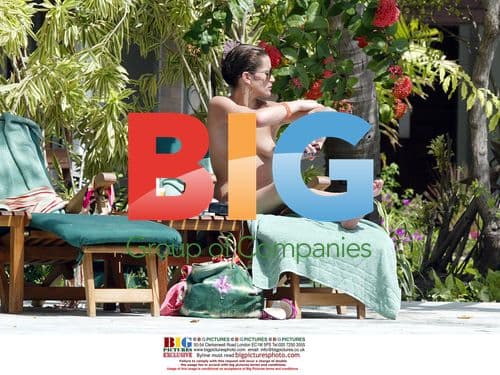 Model Sophie Anderton in Mauritius