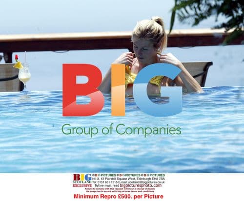 Abi Titmuss Yoga on Beach