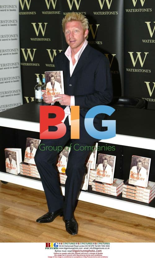 Boris Becker Book Signing
